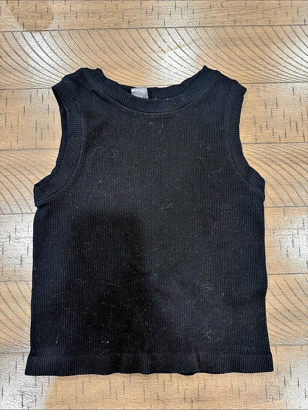 Body Basics Ribbed Tank Top in Black